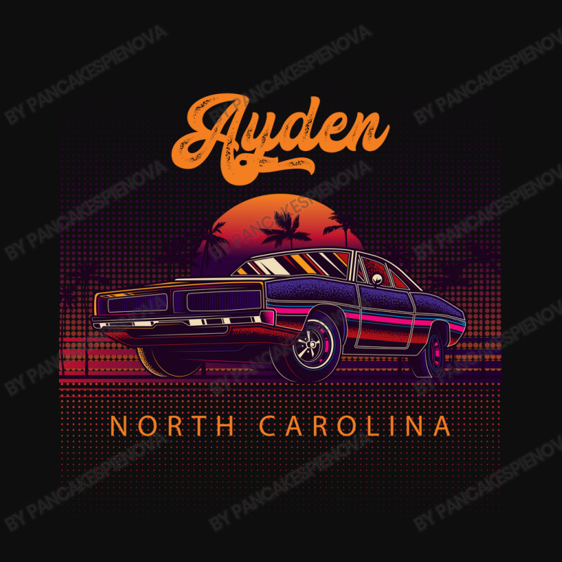 Ayden North Carolina Retro Vintage 80s 90s Muscle Cars Retrowave Aesth Crop Top by pancakespienova | Artistshot