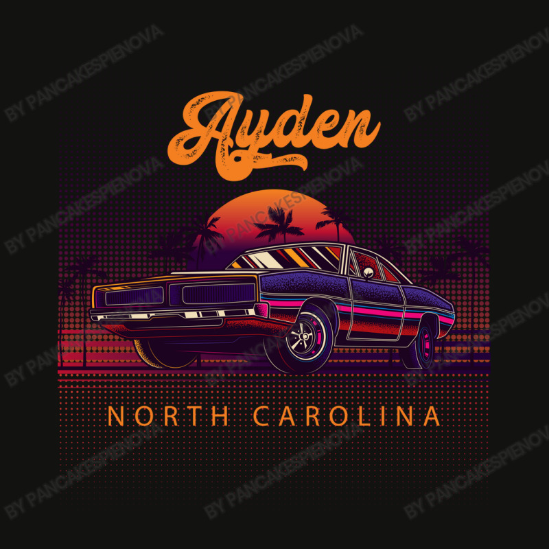 Ayden North Carolina Retro Vintage 80s 90s Muscle Cars Retrowave Aesth Scorecard Crop Tee by pancakespienova | Artistshot