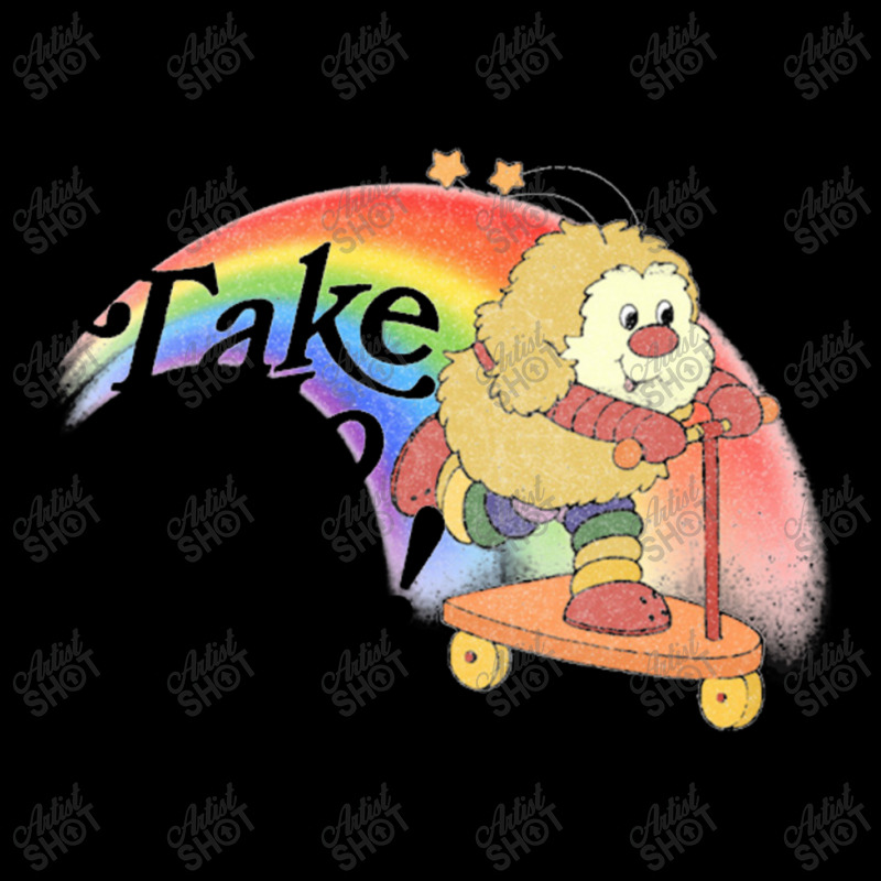 Take No Shit! Faded Style 80s Rainbow Meme Design   Nihilist Memes Adjustable Cap by Amparohudson | Artistshot