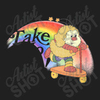 Take No Shit! Faded Style 80s Rainbow Meme Design   Nihilist Memes Ladies Polo Shirt | Artistshot