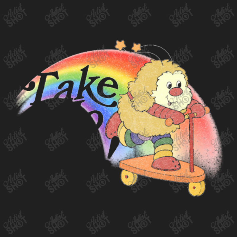 Take No Shit! Faded Style 80s Rainbow Meme Design   Nihilist Memes Ladies Polo Shirt by Amparohudson | Artistshot