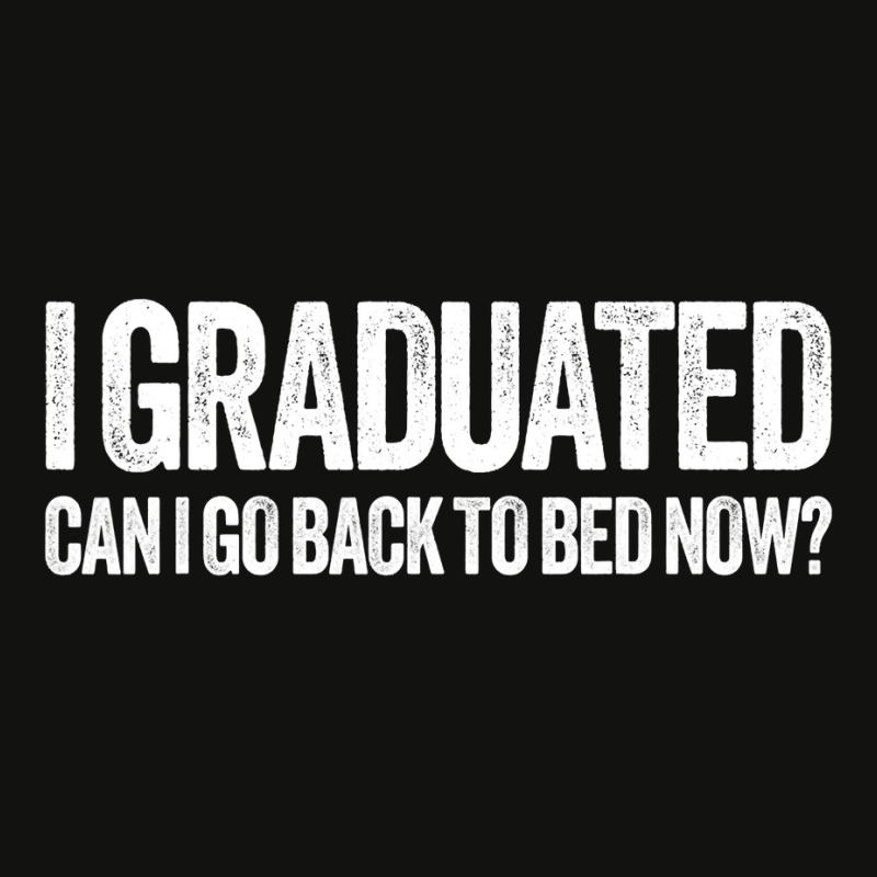 I Graduated Can I Go Back To Bed Now  Graduation Scorecard Crop Tee by cm-arts | Artistshot