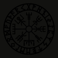 Vegvisir - Futhark - Runes - Navigator - Vikings Scorecard Crop Tee | Artistshot