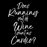 Funny Runner Gift Does Running Out Of Wine Count As Cardio Adjustable Cap | Artistshot