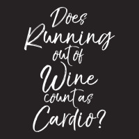 Funny Runner Gift Does Running Out Of Wine Count As Cardio Vintage Cap | Artistshot