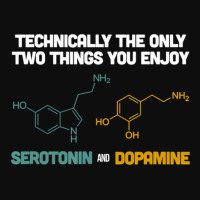 Funny Neuroscience Gifts Serotonin Dopamine Crop Top | Artistshot