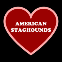 American Staghound Heart V-neck Tee | Artistshot