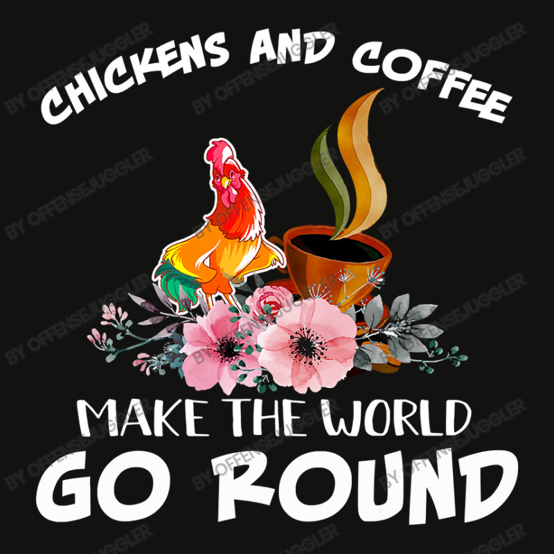 Chicken Cock Chickens And Coffee Make The World Round Chicken Lover 19 Scorecard Crop Tee by offensejuggler | Artistshot