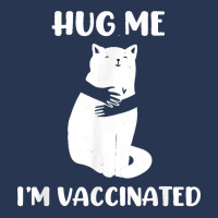 Funny Vaccinated Cats Lover Cool Tee Pro Vaccination Nurse Men Denim Jacket | Artistshot