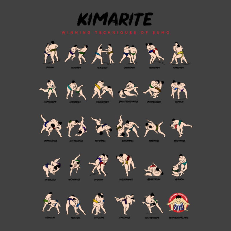 Kimarite — Winning Techniques Of Sumo Vintage T-Shirt by AudreyRussian | Artistshot