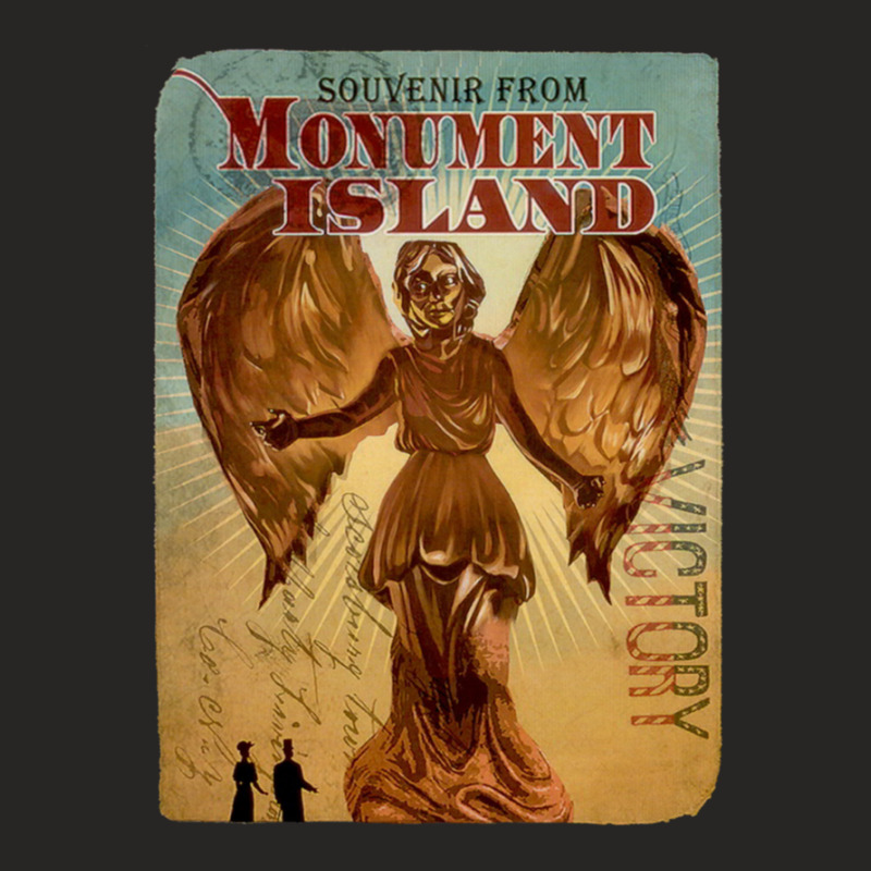 Bioshock Infinite – Souvenir From Monument Island Ladies Fitted T-Shirt by DarienMeredith | Artistshot