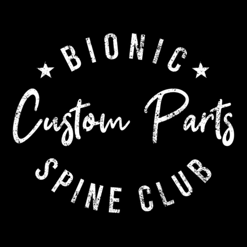 Bionic Spine Club Spinal Fusion Back Surgery Cropped Hoodie by cm-arts | Artistshot