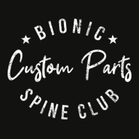 Bionic Spine Club Spinal Fusion Back Surgery Scorecard Crop Tee | Artistshot