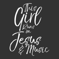 Christian Musician This Girl Runs On Jesus & Music Baby Bodysuit | Artistshot