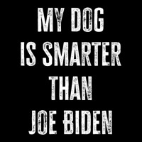 My Dog Is Smarter Than Joe Biden Republican Dog Lover Men's 3/4 Sleeve Pajama Set | Artistshot