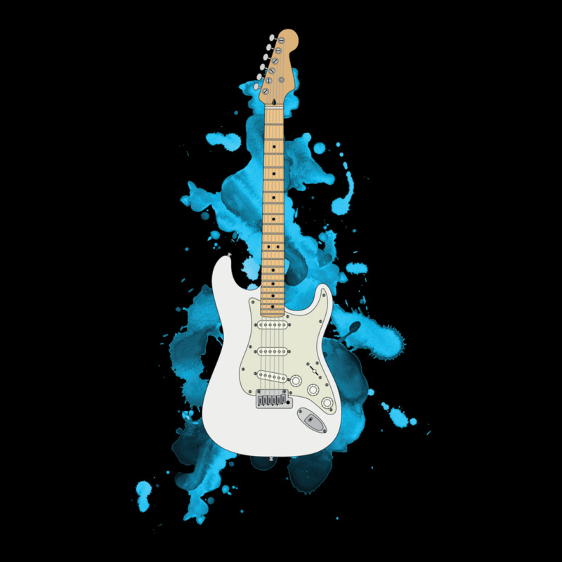 S Style Electric Guitar Polar White Color Lightweight Hoodie by BrandonDriskell | Artistshot