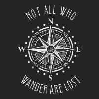 Not All Who Wander Are Los Compass Travel Gypsy Tees 3/4 Sleeve Shirt | Artistshot