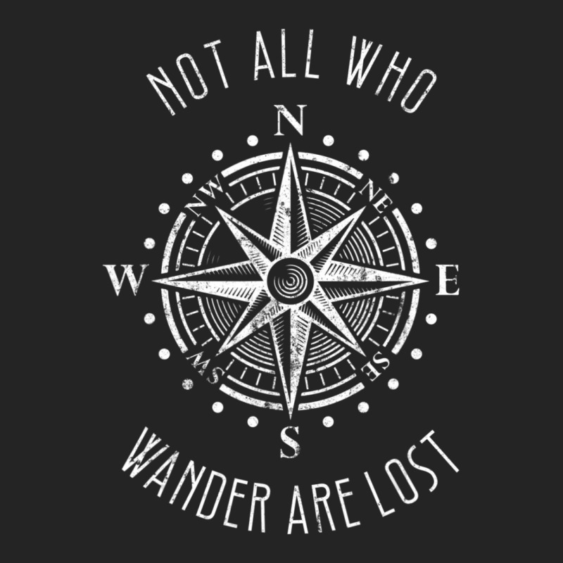 Not All Who Wander Are Los Compass Travel Gypsy Tees 3/4 Sleeve Shirt | Artistshot