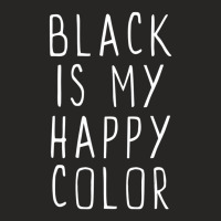 Black Is My Happy Color Emo Goth Dark Ladies Fitted T-shirt | Artistshot