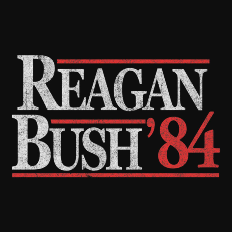 Vintage Reagan Bush 1984 T-shirt Crop Top by HectorMarroquin | Artistshot