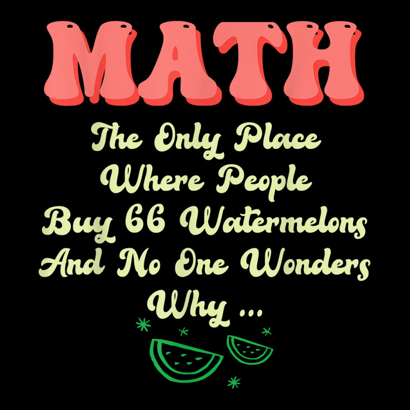 Math And Watermelons Mathematics Calculation Numbers T Shirt Fleece Short by cm-arts | Artistshot