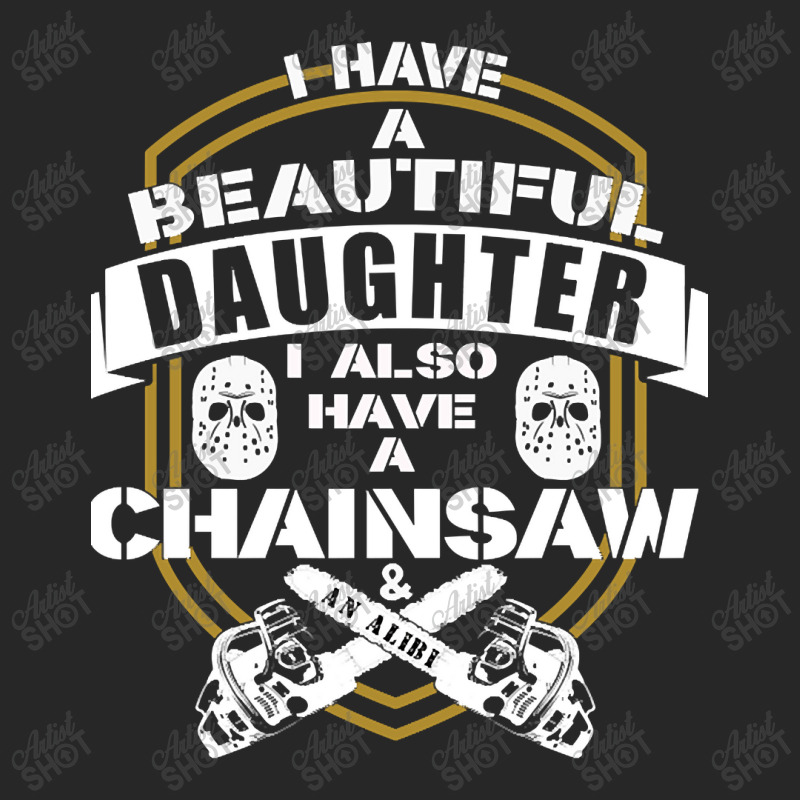 Dad Daughter Chainsaw Alibi Funny Saying Women's Pajamas Set by laurynvanhoose | Artistshot