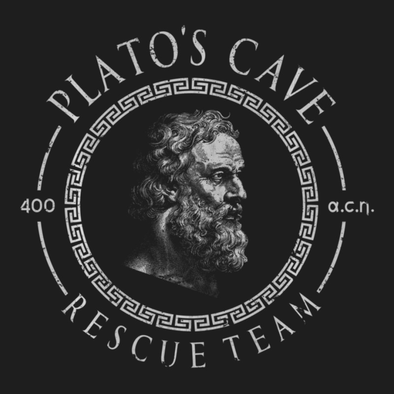 Platos Cave Rescue Team Ancient Greek Plato Philosophy Classic T-shirt by cm-arts | Artistshot