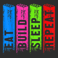 Eat Build Sleep Construction Master Builder Building Blocks Exclusive T-shirt | Artistshot