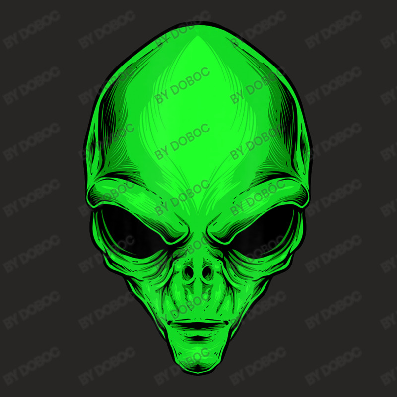 Alien Head  Extraterrestrial Head Ladies Fitted T-Shirt by doboc | Artistshot