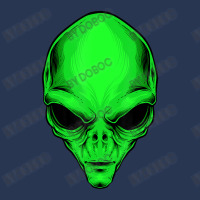 Alien Head  Extraterrestrial Head Ladies Denim Jacket | Artistshot