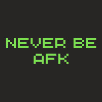 Never Be Afk Video Game Playing Saying Kid Teen Gamer Gaming Ladies Fitted T-shirt | Artistshot