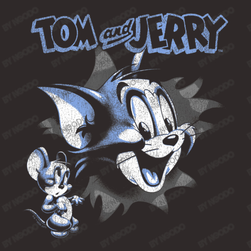 Tom And Jerry Pop Out Distressed Poster Racerback Tank | Artistshot