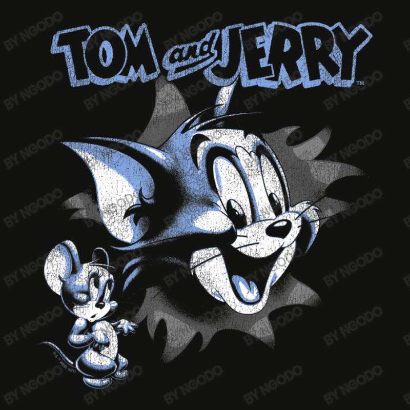 Tom And Jerry Pop Out Distressed Poster Scorecard Crop Tee | Artistshot