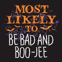 Most Likely To Halloween Be Bad And Boo Jee Matching Long Sleeve T Shi Waist Apron | Artistshot