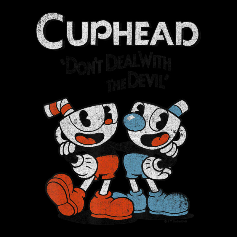 Cuphead & Mugman Don't Deal With The Devil Adjustable Cap by cm-arts | Artistshot