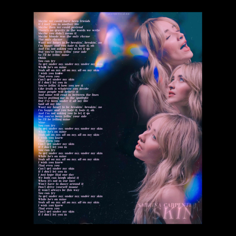 Sabrina Skin Lyrics Pocket T-shirt | Artistshot