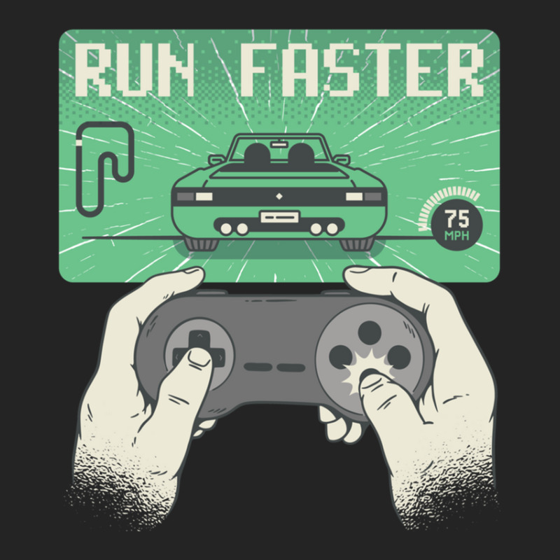 Run Faster Joystick Gaming 3/4 Sleeve Shirt by IrvetteDove | Artistshot