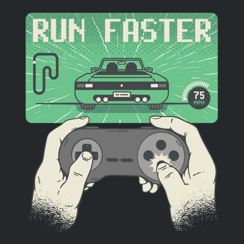 Run Faster Joystick Gaming Crewneck Sweatshirt by IrvetteDove | Artistshot