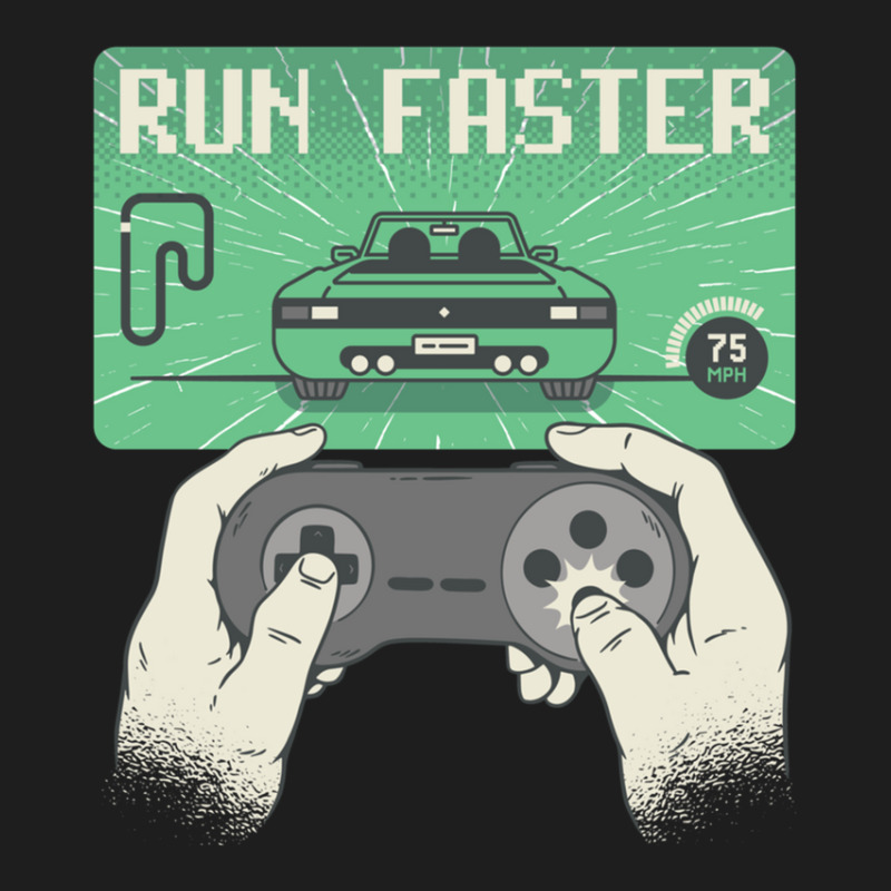 Run Faster Joystick Gaming Classic T-shirt by IrvetteDove | Artistshot