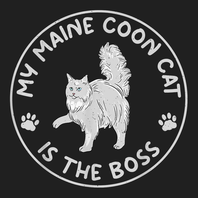 My Maine Coon Is The Boss Funny Maine Coon T Shirt Ladies Polo Shirt by cm-arts | Artistshot