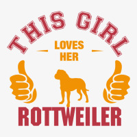 This Girl Loves Rottweiler Ladies Fitted T-shirt | Artistshot