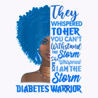 I'm The Storm Blue Type 1 Diabetes Warrior Black Woman Afro T Shirt Tank Top | Artistshot