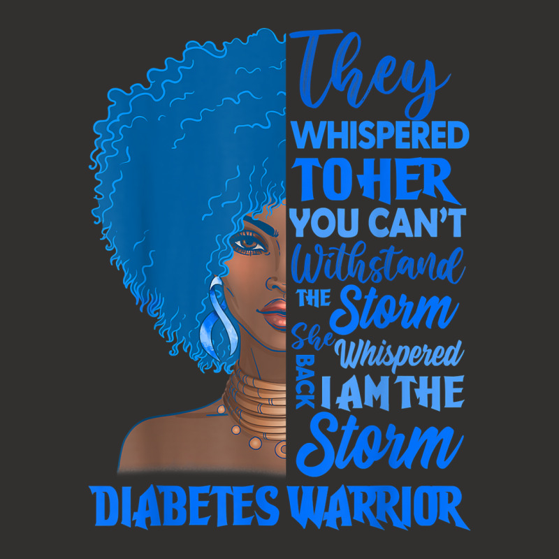 I'm The Storm Blue Type 1 Diabetes Warrior Black Woman Afro T Shirt Champion Hoodie | Artistshot