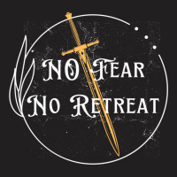 No Fear No Retreat, Sword Of The Spirit   Medieval Design Long Sleeve T-shirt | Artistshot