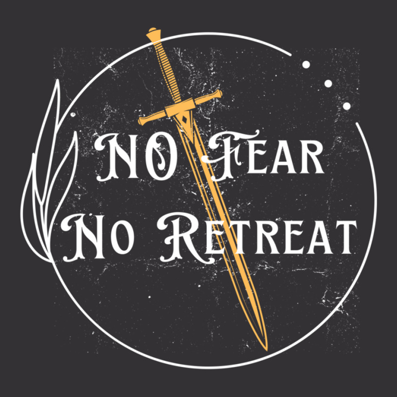 No Fear No Retreat, Sword Of The Spirit   Medieval Design Long Sleeve Vintage Short | Artistshot