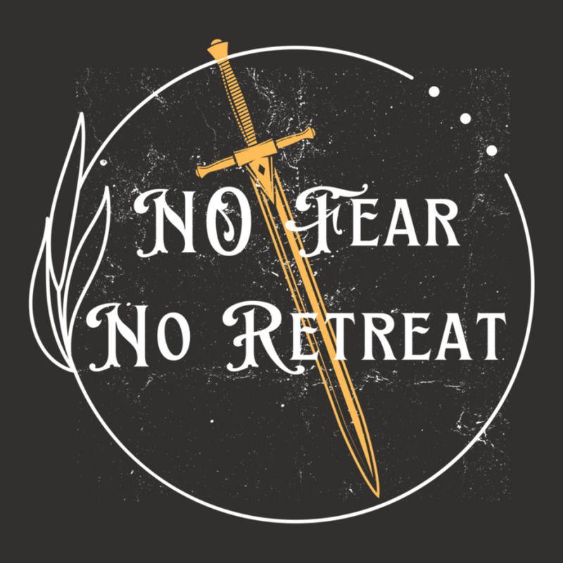 No Fear No Retreat, Sword Of The Spirit   Medieval Design Long Sleeve Champion Hoodie | Artistshot