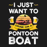 Mens I Just Want To Drink On A Pontoon Boat Pontoon T Shirt Hoodie & Jogger Set | Artistshot