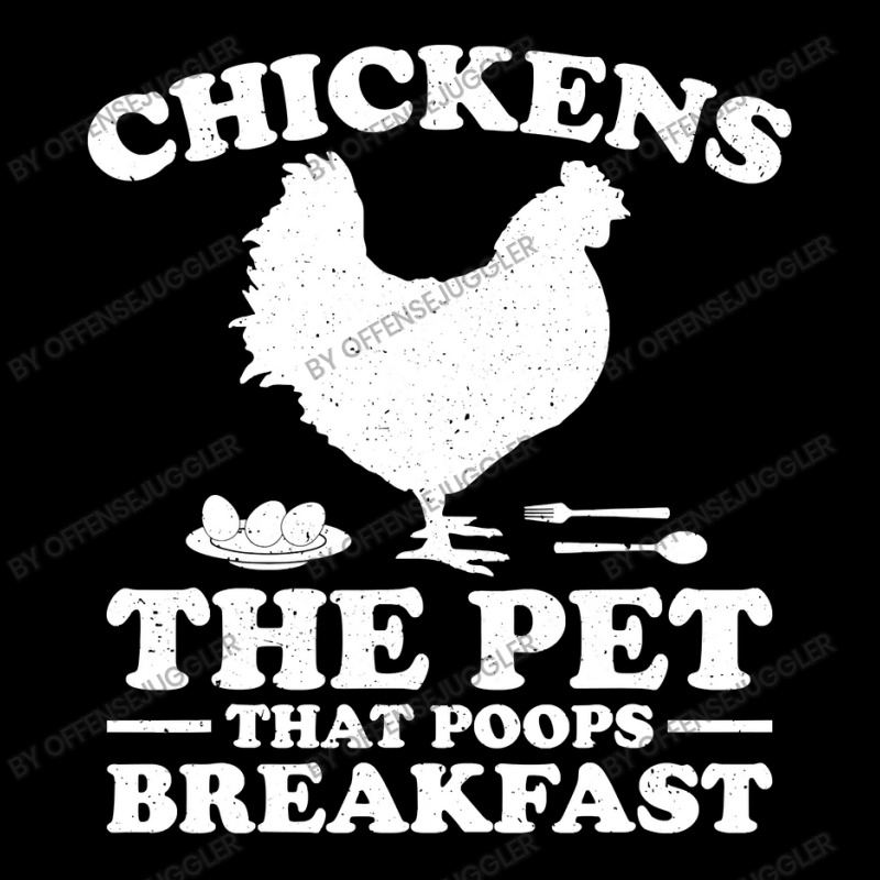 Chicken Cock The Pet That Poops Breakfast 81 Hen Chick Cropped Sweater by offensejuggler | Artistshot