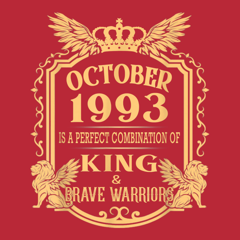 King Born In October 1993 Is A Combination King Birthday Gif T Shirt Women's V-Neck T-Shirt by cm-arts | Artistshot