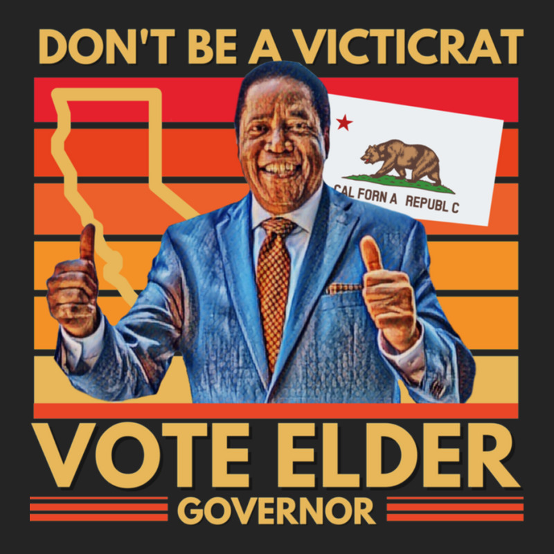 Larry Elder For California Governor - Don't Be A Victicrat 3/4 Sleeve Shirt by OSWALDOLIMART | Artistshot